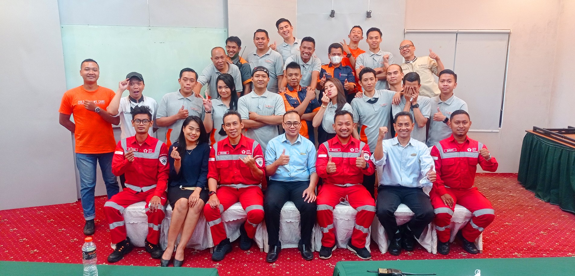 first aid pelatihan diklat PMI PMR KSR relawan rokan korps Red Cross Indonesia website